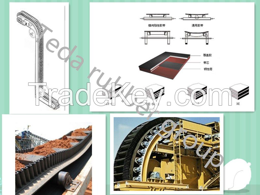 MANUFACTURER OF Corrugated sidewall conveyor belt