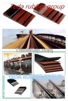 china Made Polyester nylon and cotton(EP, CC and NN) multiply conveyor belt