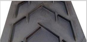 rubber patterned chevron conveyor belt