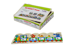 Alphabet Train Wooden Educational toy