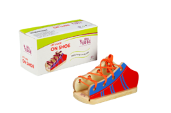 On Shoe Wooden Educational Toy