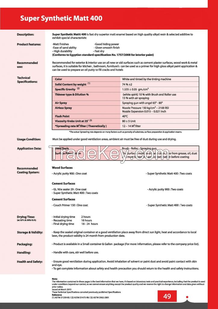 Alkyd Base - Super_Synthetic Matt 400