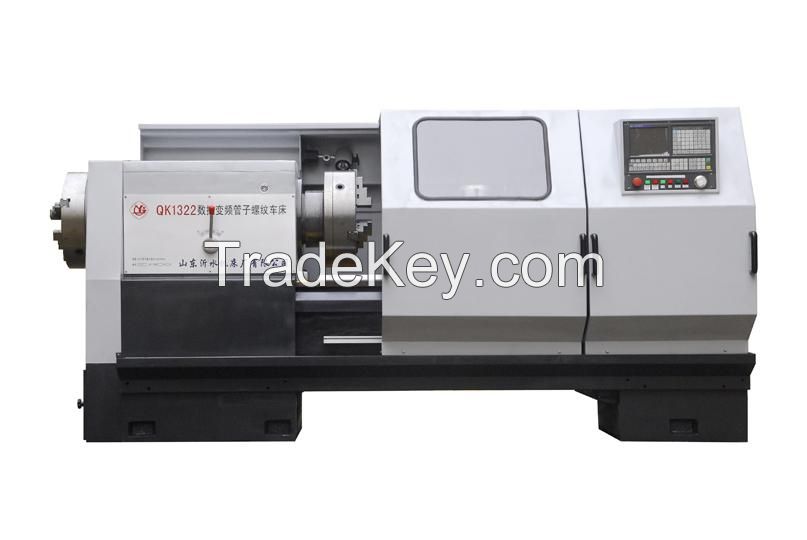 CNC pipe threading lathe