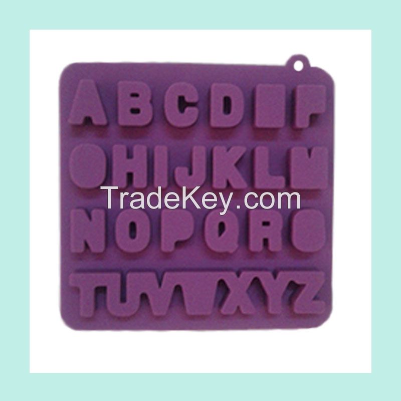 alphabet silicone ice tray