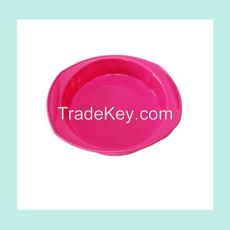 round shape silicon baking pan 