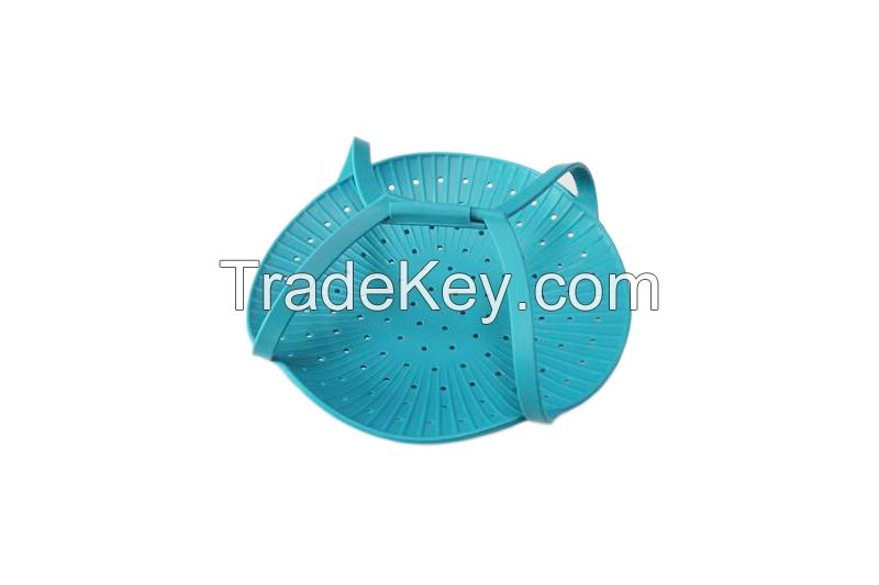 fashionable silicone steamer for food , foldable silicone steamer