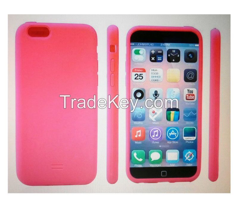 fashionable silicone cover for iphone 6 , high quality silicone case for iphone 6
