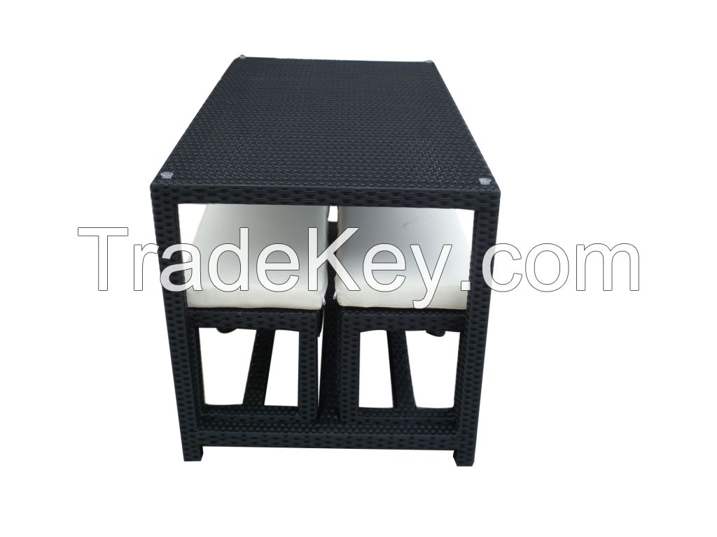 PE Rattan Leisure Bar Table and Chair (BS-301)