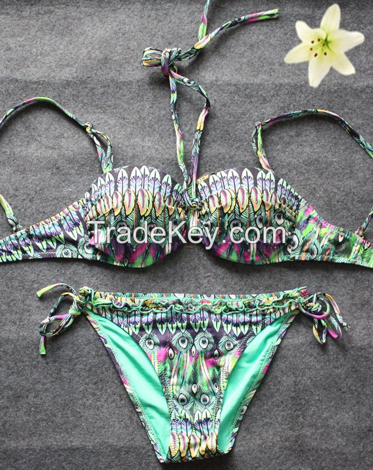 2014 New Style White Sexy Bikini Swimsuit