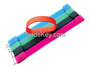 eco-friendly bracelet silicone usb flash drive/usb memory stick