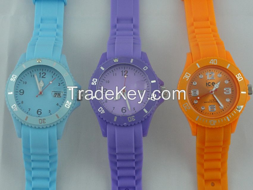 fashion eco-friendly silicone jelly watch