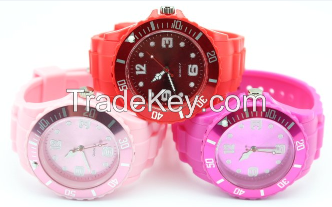 fashion eco-friendly silicone jelly watch