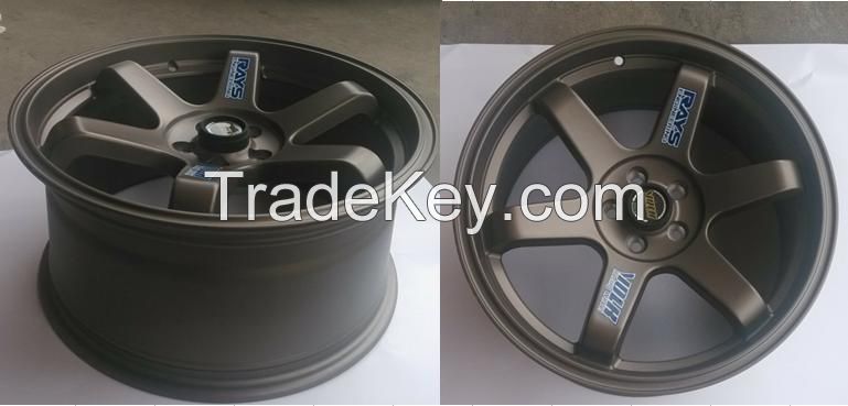 18"  car wheels  5*114.3/5*112  black color 