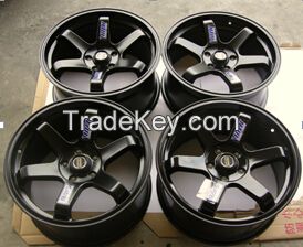 18"  car wheels  5*114.3/5*112  black color 