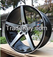 18"  car wheels  5*114.3/5*112  black color 