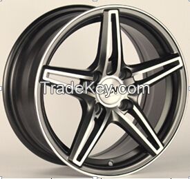 18"  car wheels  5*114.3/5*112  black color 