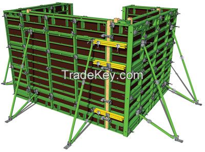 Framed Formwork For Installed Without The Use Or A Crane