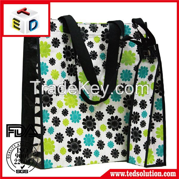 Hot Handle customized pp non woven shopping bag