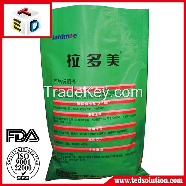 Plastic laminated rice bag woven bag