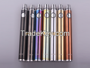 Newest HAHA battery with smile face button evod passthrough battery 1100mah