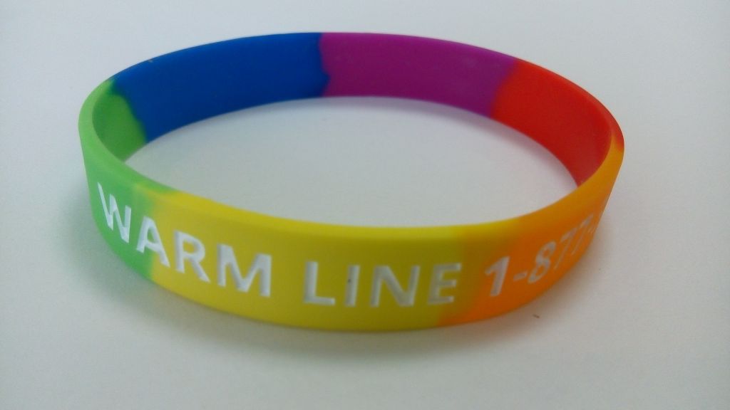 custom segmented silicone wristbands /  bracelets