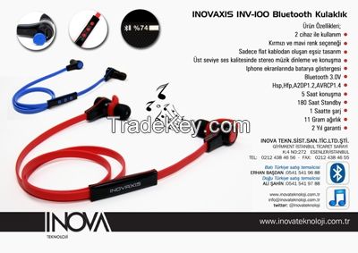 INV-100: Stereo Bluetooth Headset
