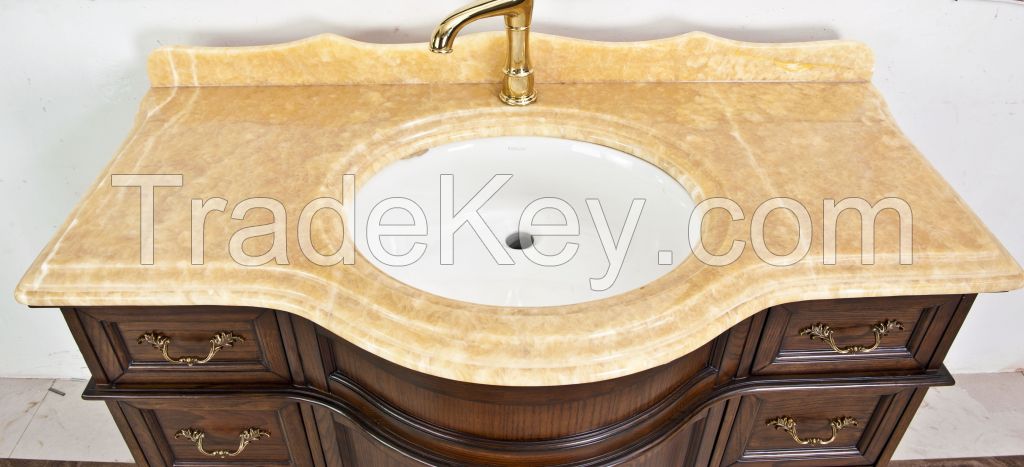 2015 New Solid Wooden Elegant Bathroom Vanity Cabinet