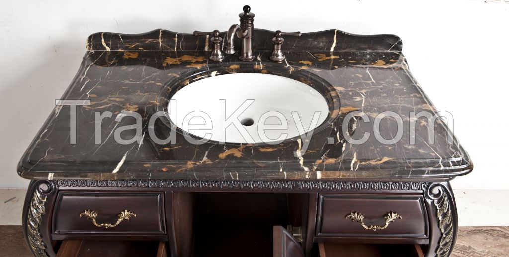 Classic Solid wooden bathroom vanity cabinet