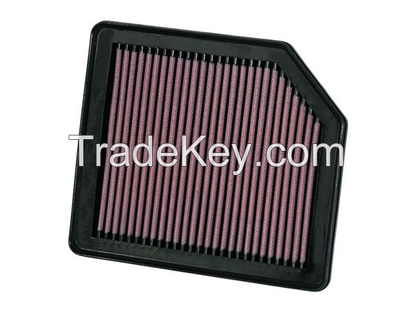 automotive car panel air filter, with high performance, easy to replace and wash