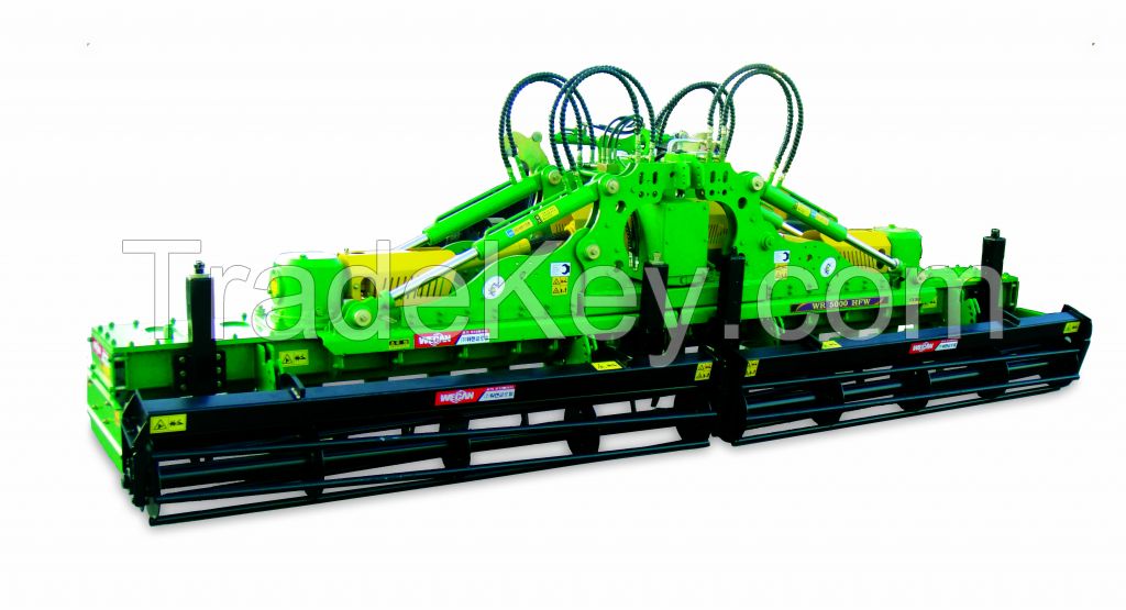 Folding Harrow(Rotary tiller, cultivator) HFW series for 110 ~ 160 HP Tractor