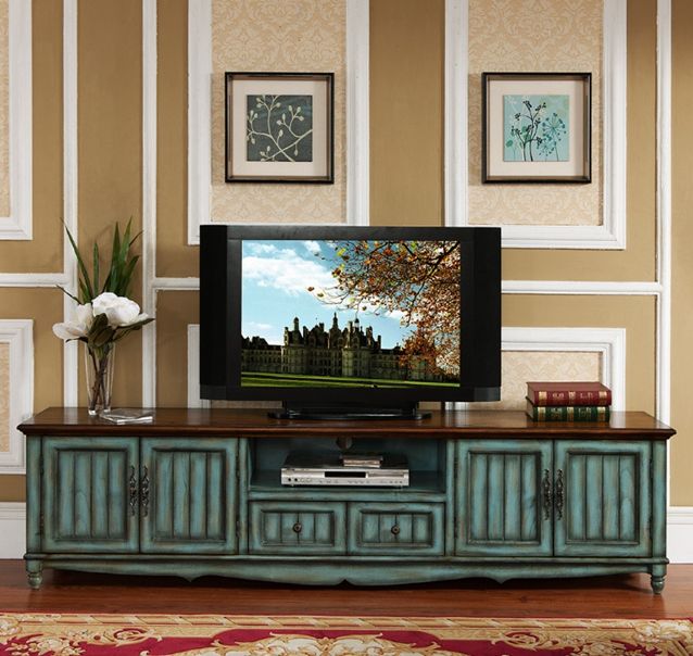 Tv hall cabinet living room furniture designs, wooden tv cabinet  FY-HG10 Hand-finished TV cabinet combined showcase Made of veneers, wood, manmade wood and 7 times painting Gilt hand-carved decoration