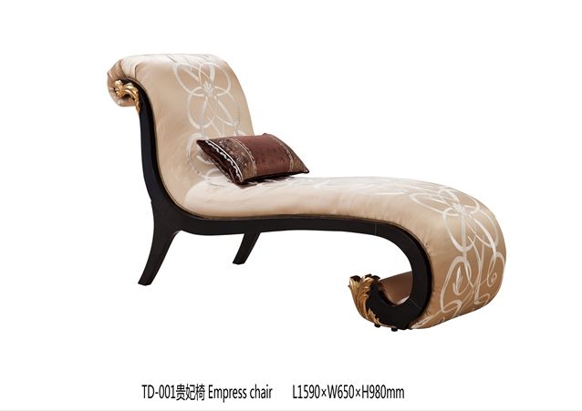 Chaise lounge living room furniture classic chaise lounge fabric chaise lounge TD-001