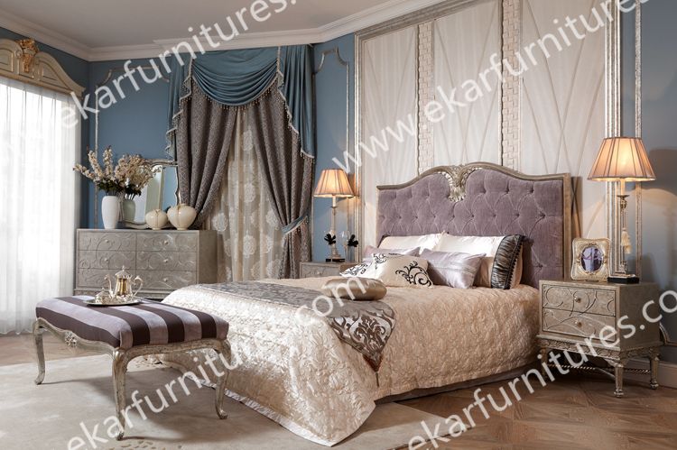 Luxury Royal NeoClassic Solid Wood Bedroom Furniture