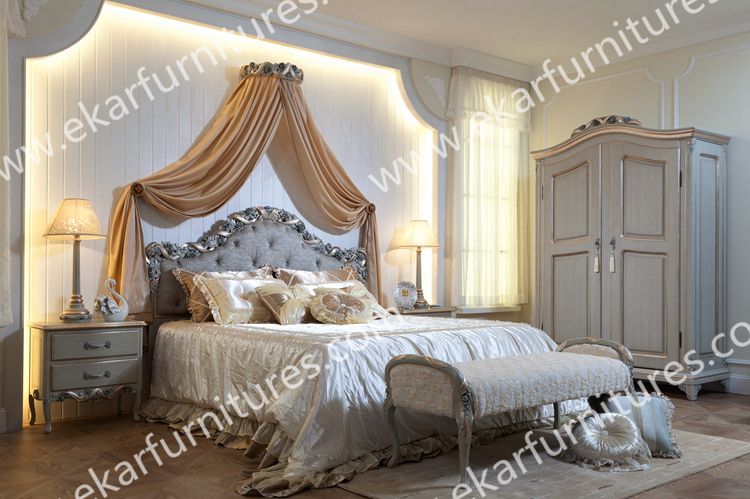 Luxury Royal NeoClassic Solid Wood Bedroom Furniture