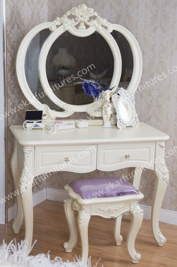 Empire Style White Bedroom Dressers Set