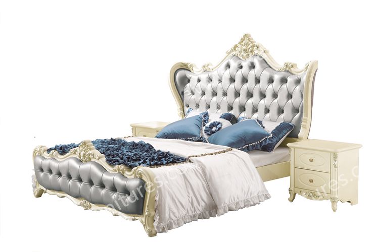RNew model bedroom furniture antique hand carved bed