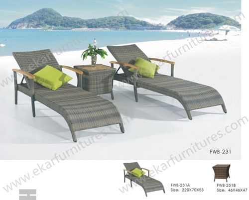 Outdoor furniture new design S shape sun lounge garden lounge foldable chair FWB-231
