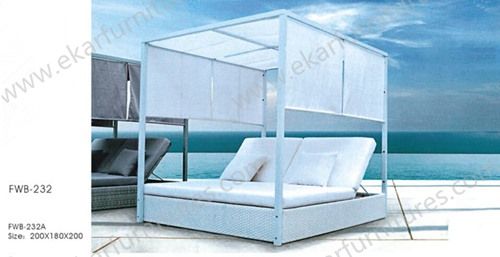 Chaise Lounge Bed Wicker Bed Outdoor furniture bed FWB-232