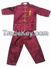 satin kung fu uniform