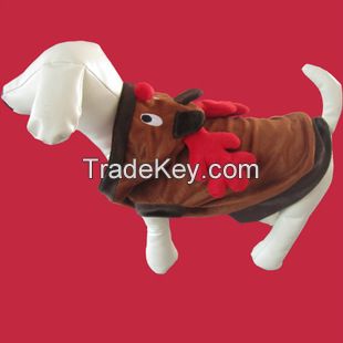 Brand new 2014 christmas winter pet dog clothes elk pet suit costume christmas holiday gift for small large dog cat chihuahua