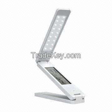 Foldable LED Book Light with Calendar Display