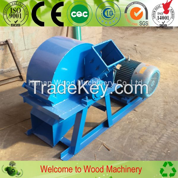 big capacity tree branch crusher machine