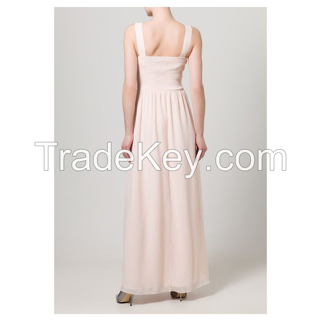 Elegant Evening dress Rhinestones at the neckline, made from 100%polye