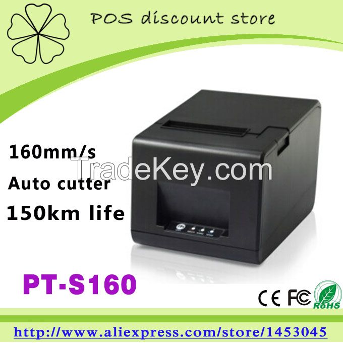 80mm Dual interface receipt printer cheap mini POS printer