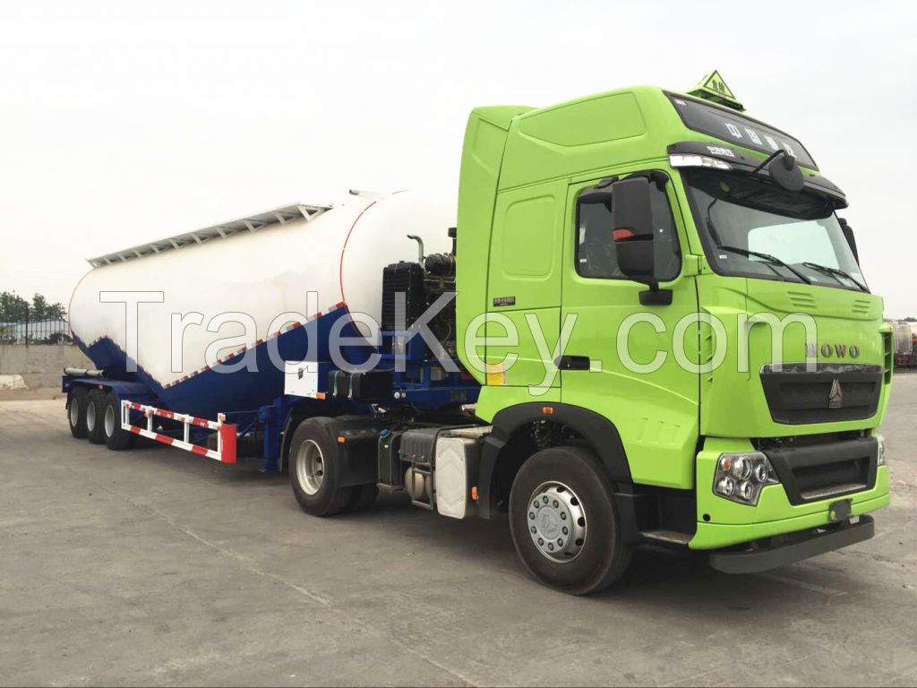 PANDA 3 Axles 50CBM 60Tons Bulk Cement tank Carrier for sale