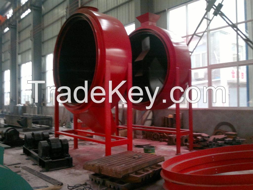 Compound fertilizer drying machine of rotary dryer