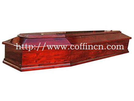 wooden coffin