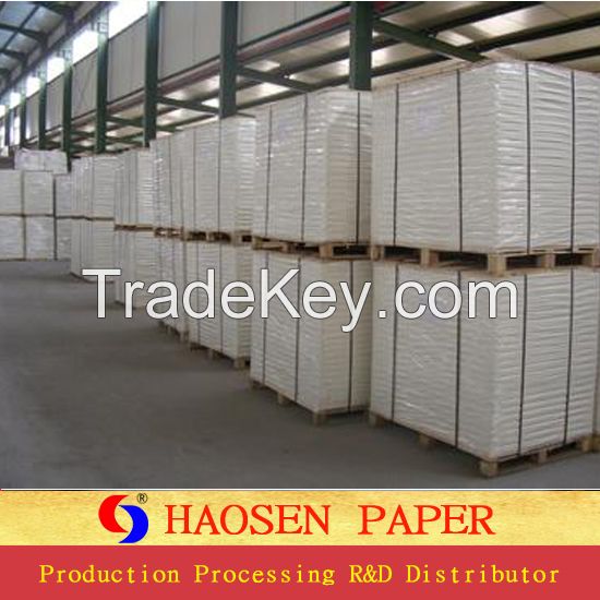 Recyclable white kraft paper
