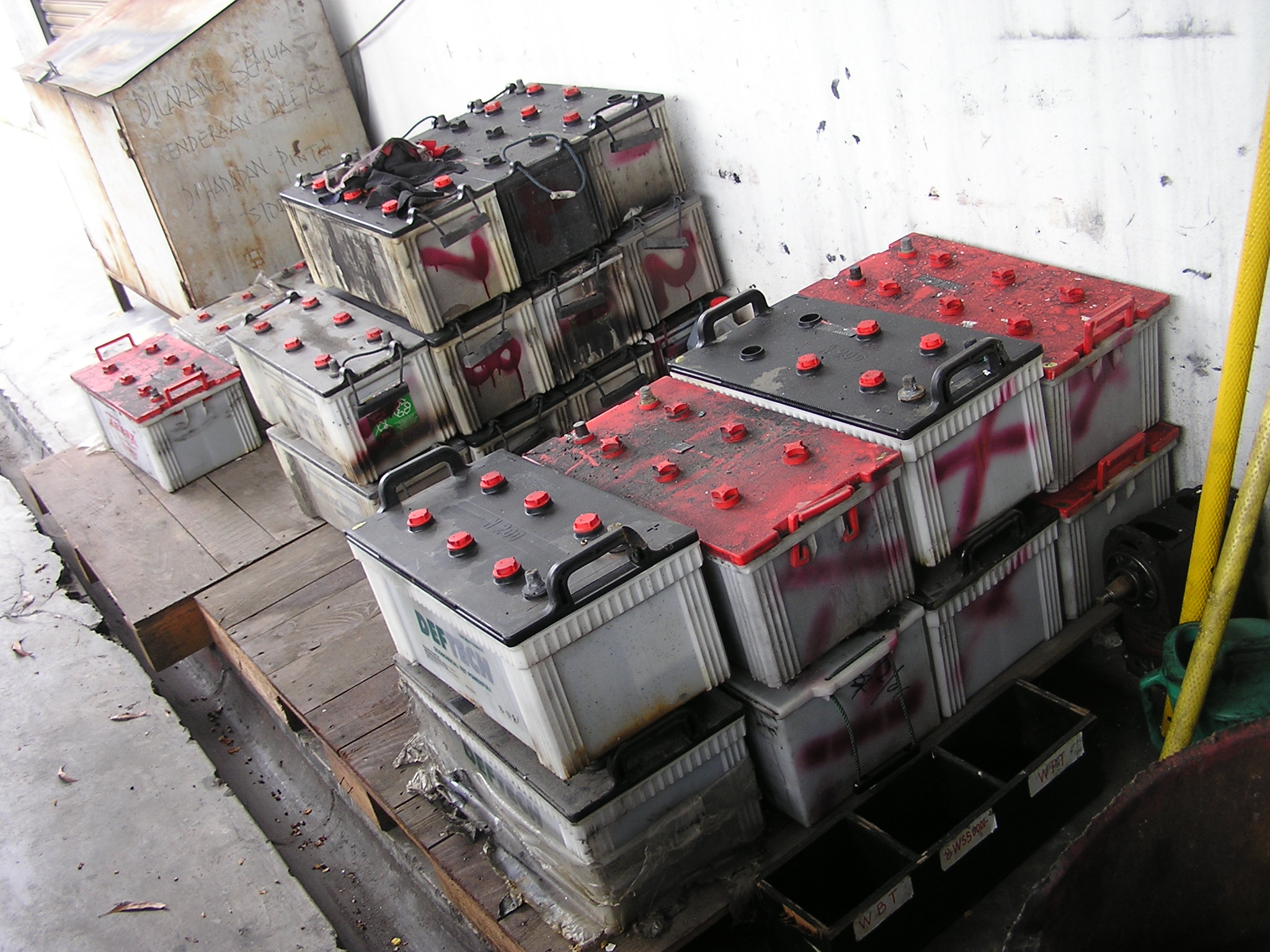 OLD SCRAPPED BATTERIES(AUTOMOTIVE)