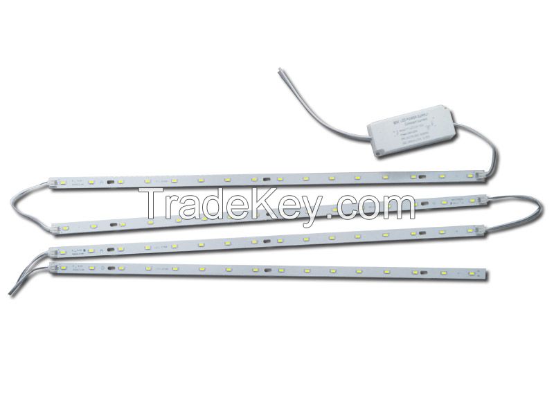 Manufacturing kit for office ceiling fixture basis on Gi Li LEDs 32W 